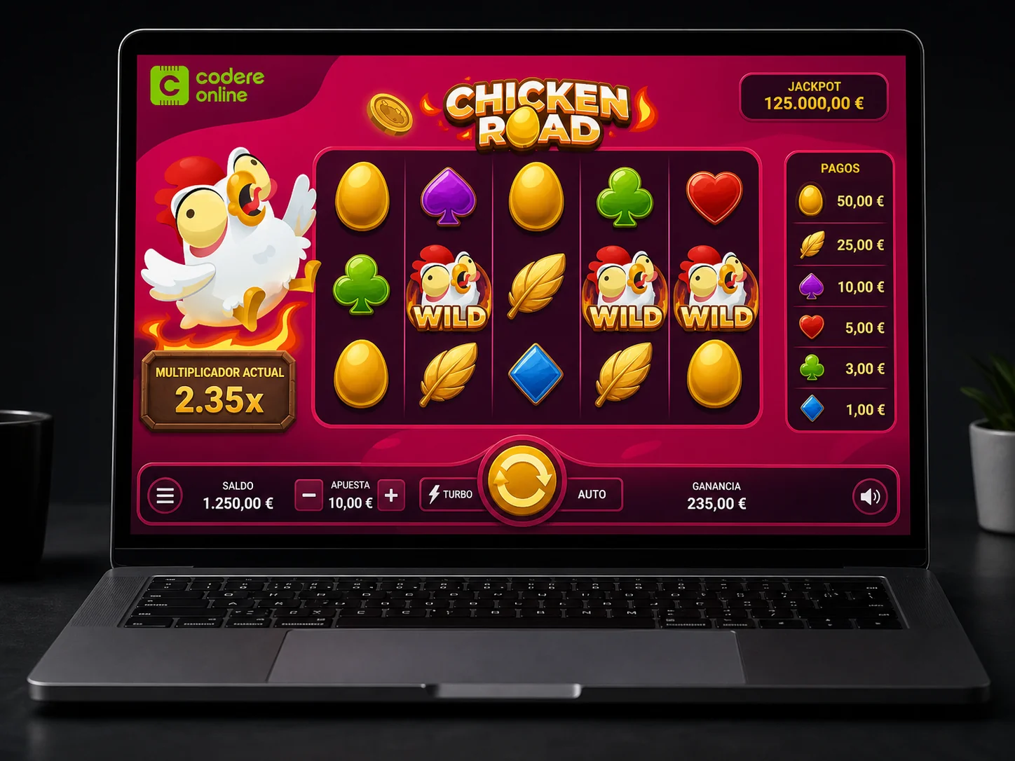Chicken Road Juego en el lobby de Bet365