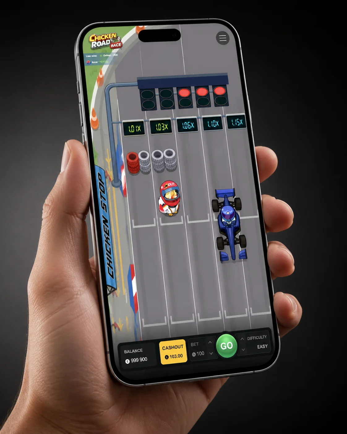 Chicken Road Gioco gameplay
